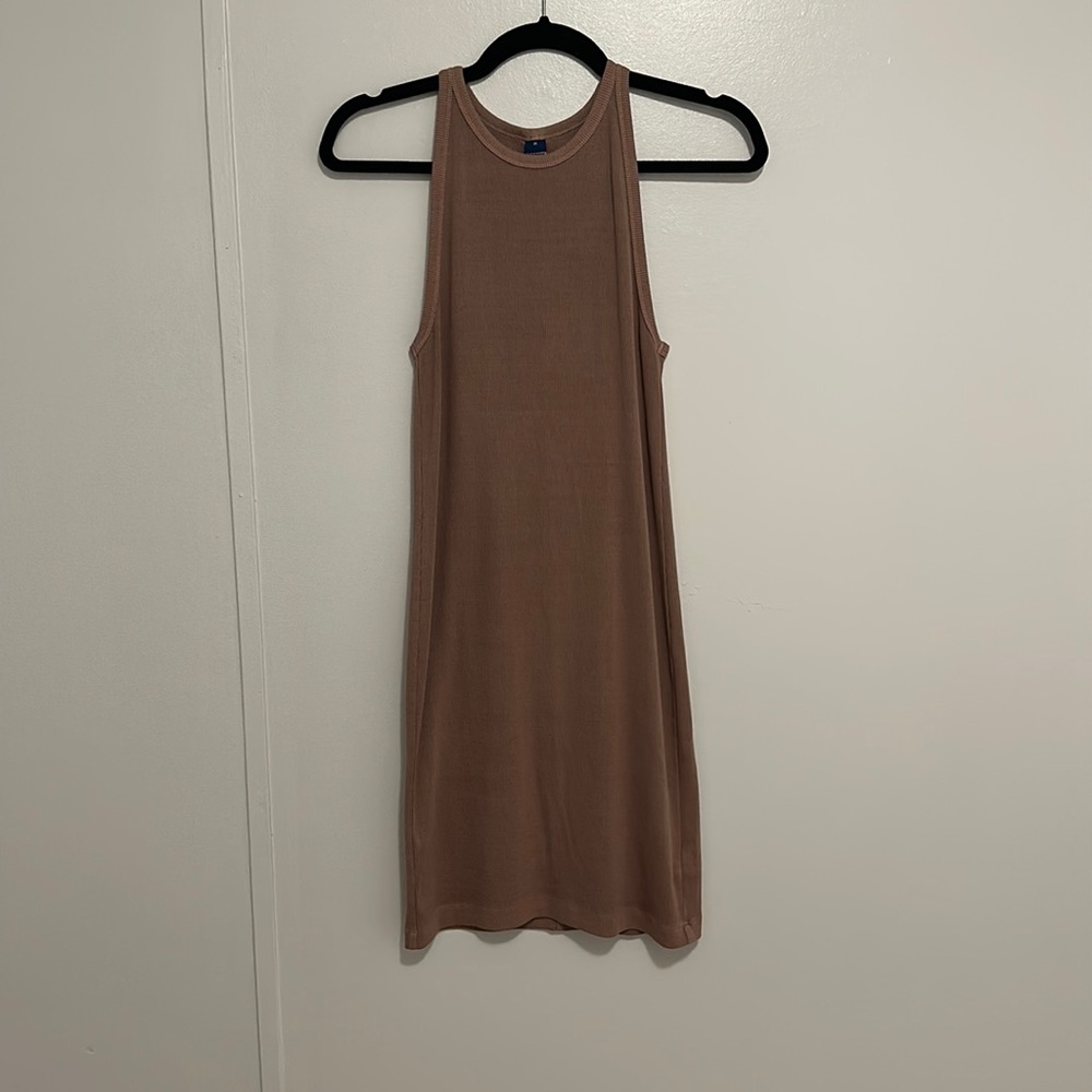Ribbed mini dress